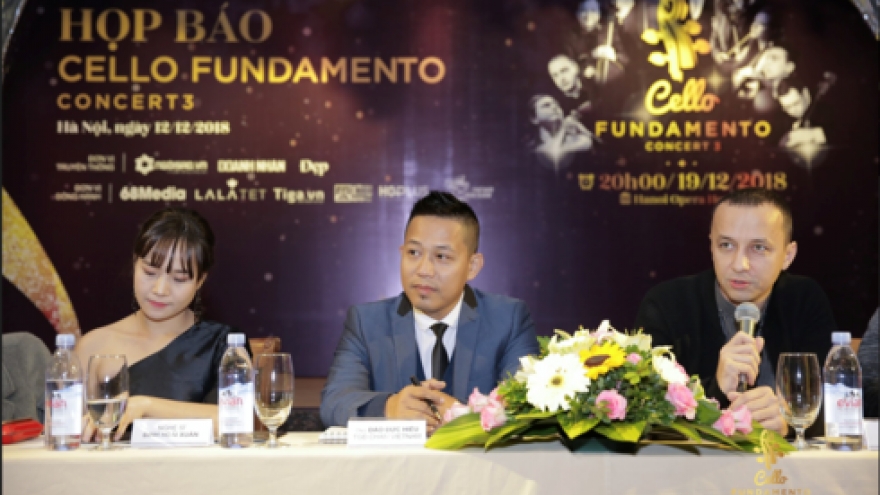 Hanoi to host Cello Fundamento Concert III