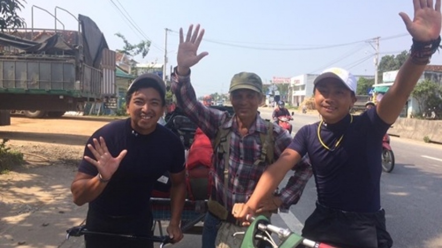 Grandpa walks the length of Vietnam