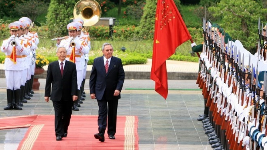Party chief’s Cuba visit consolidates mutual political trust