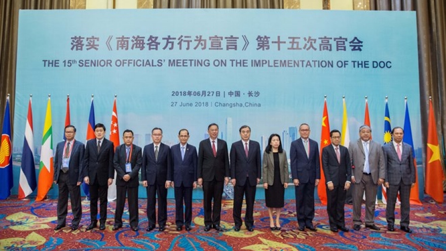 ASEAN, China urge trust building measures in DOC implementation