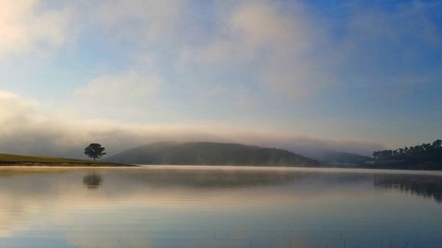 Splendid view of Da Lat at sunrise