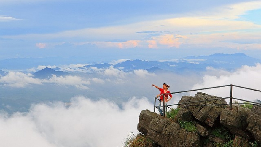 Riding cable-cars in Vietnam