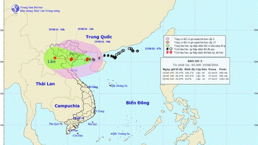 Storm Dianmu on the horizon, continues to gain strength