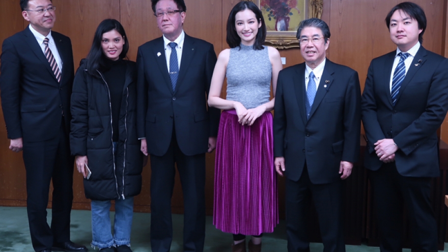 Truc Diem appears on Japanese TV