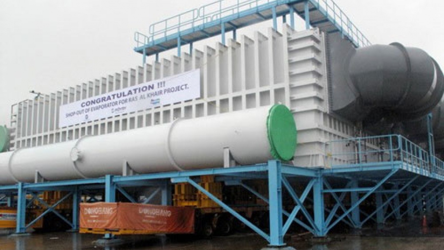 Doosan Vina ships desalination evaporator to Saudi Arabia
