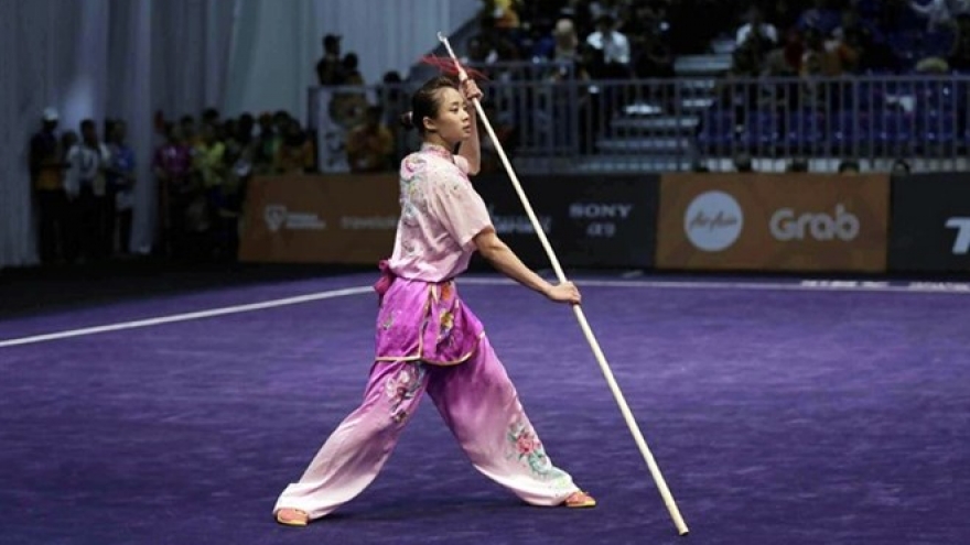 Wushu athlete wins world gold medal for Vietnam