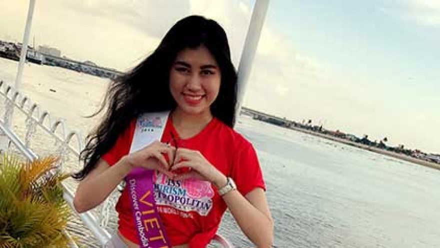 Vietnamese student reaches top 9 of int’l beauty pageant