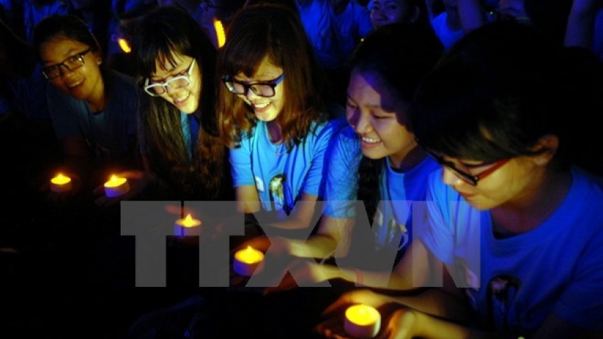 Hanoi hosts various activities during Earth Hour