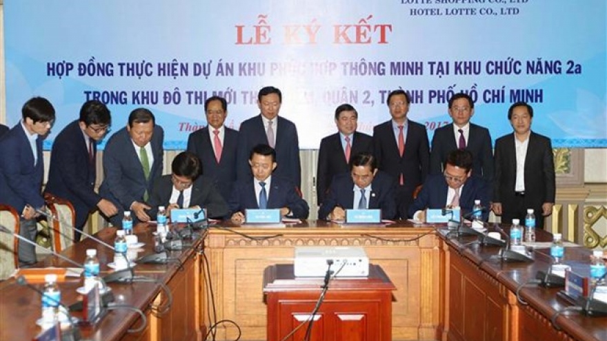 HCM City, Lotte group seal deal to build Eco Smart City