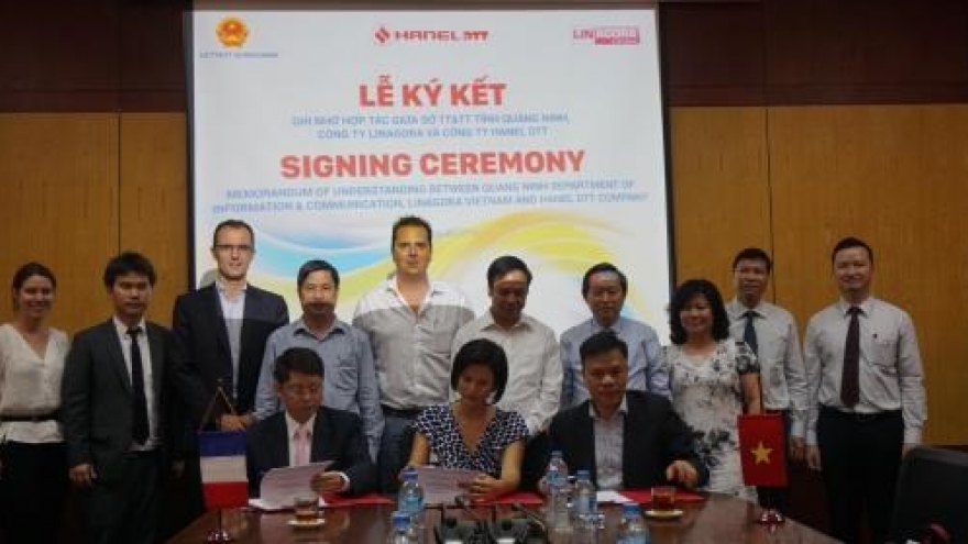 French software firm supports Quang Ninh in Egov development