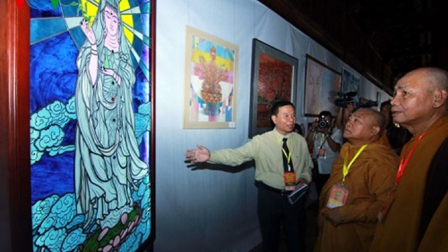 Exhibition features contemporary Buddhism