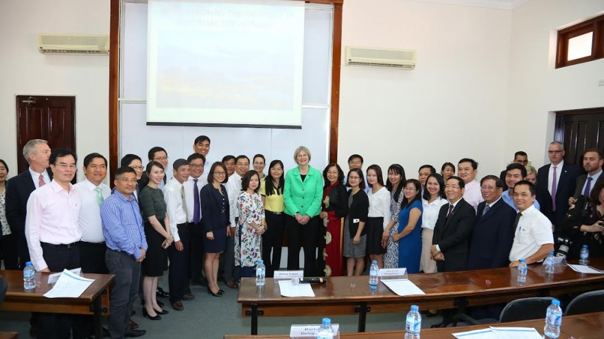 Education is pivotal, Faust tells Vietnamese students