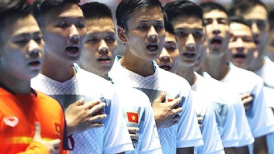 Futsal team members assemble for SEA Games training