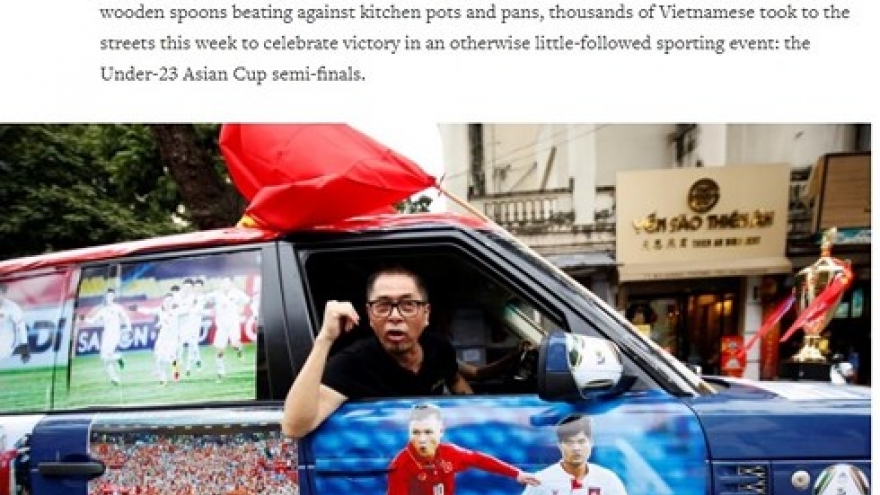 
        World media stunned by welcome home ceremony for U23 players
                              