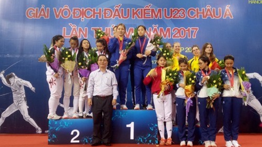 Vietnam ranks third at Asian U23 Fencing Championships