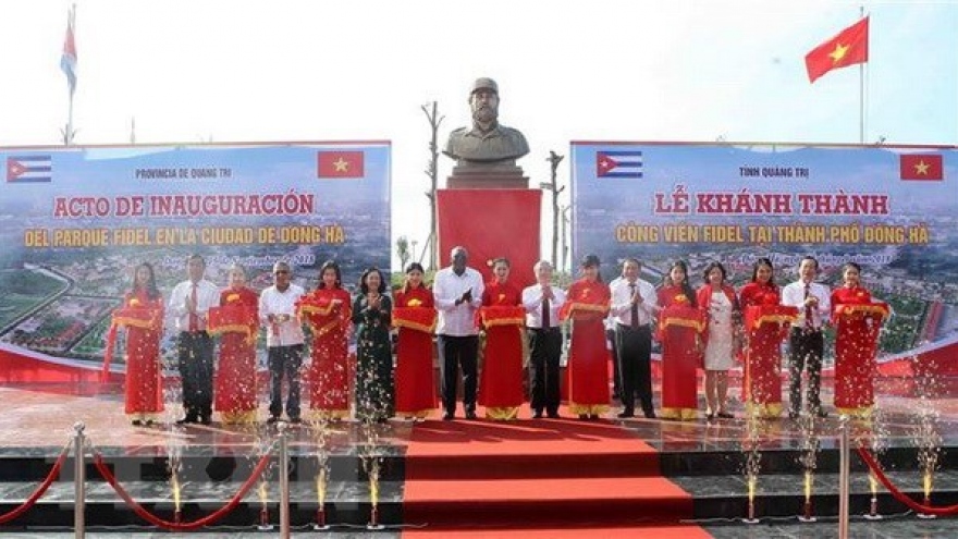 Fidel Park inaugurated in central Quang Tri province