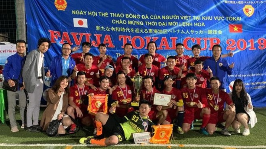 Football tourney connects Vietnamese community in Japan