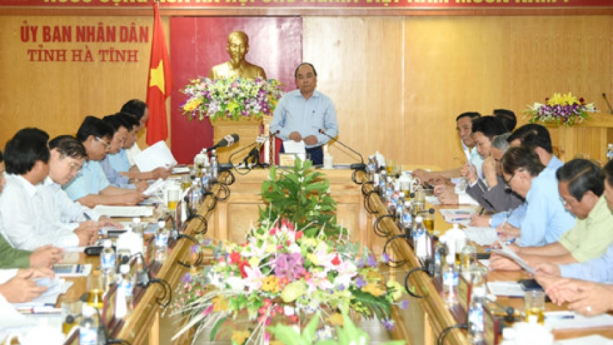 PM inspects Formosa’s waste treatment facility