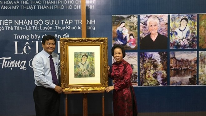 Former Indochina Fine Arts College’s first female graduate work displayed