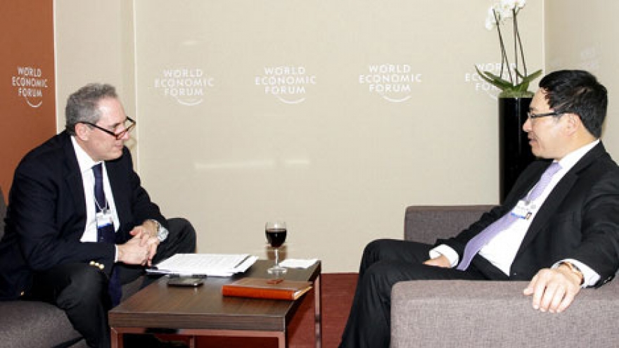 Deputy PM’s activities on sidelines of WEF