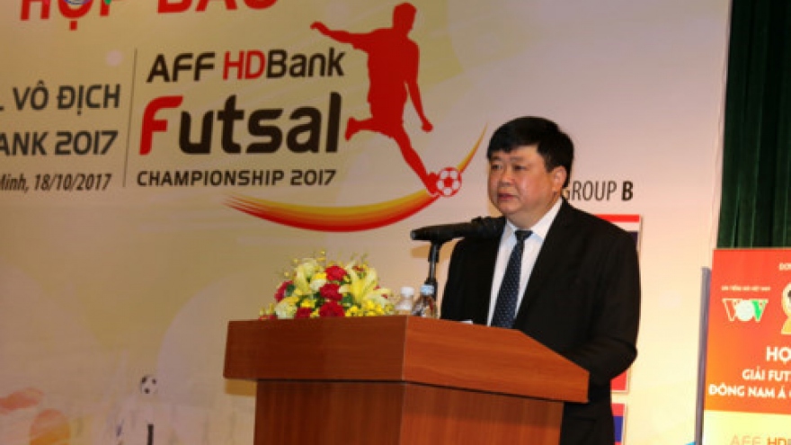 
        VOV President attends press briefing on AFF Futsal Championship
                              