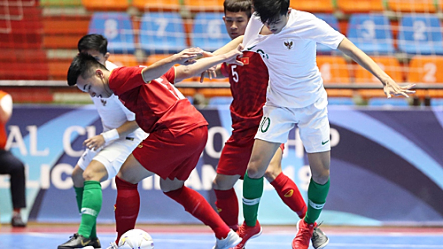 Vietnam lose out to Indonesia at AFC U20 Futsal Championship