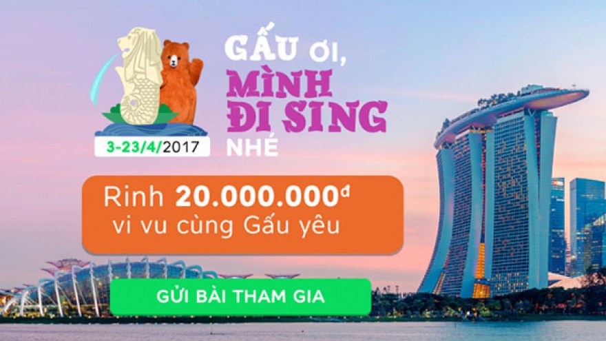 GoBear Vietnam gives 2-people Singapore tour to lucky website user