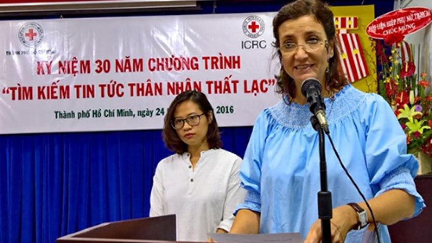 Red Cross programme helps to re-unite families