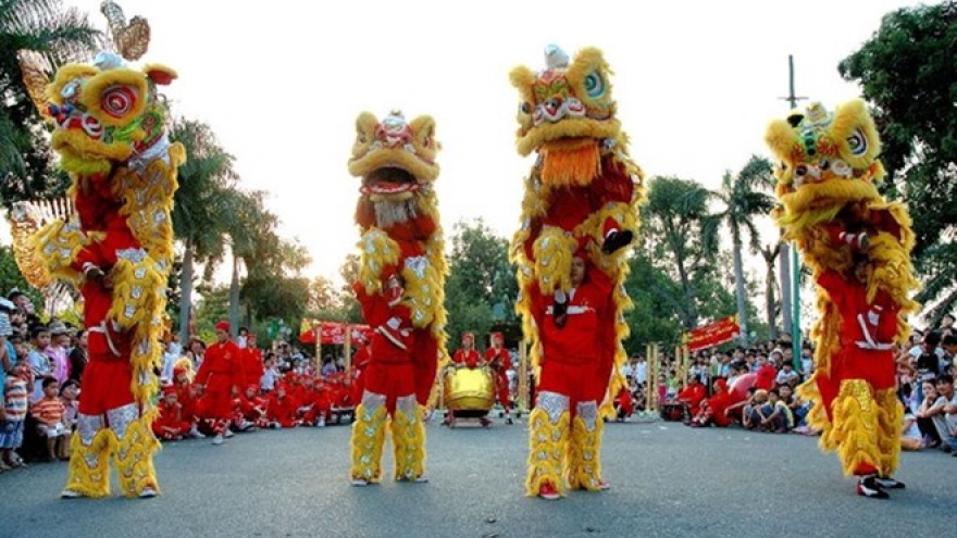 HCM City hosts dragon, lion dance contest during weekends
