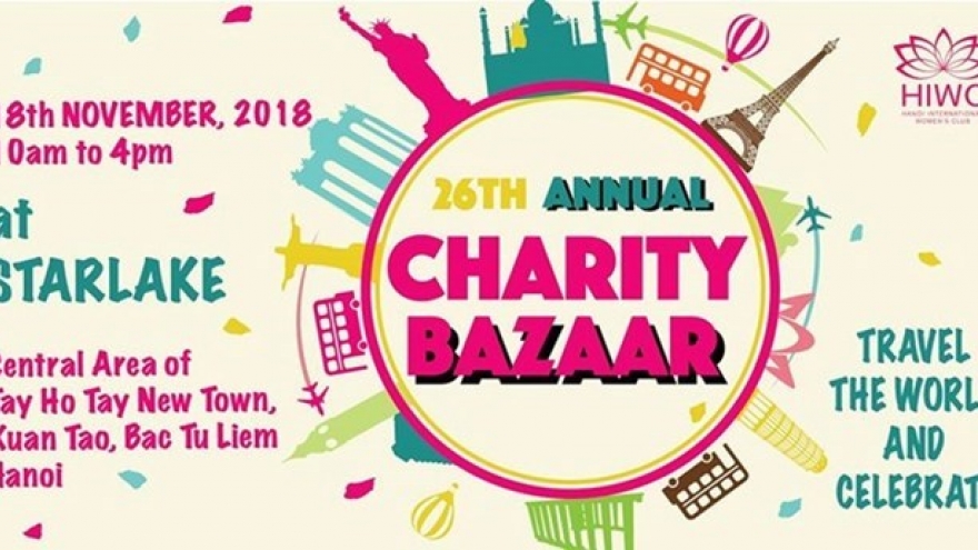 Foreign women to hold charity bazaar in Hanoi