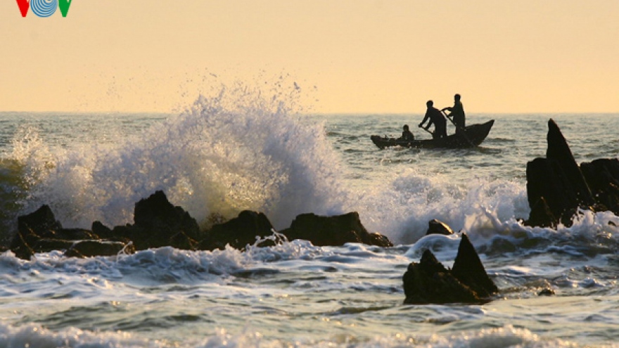 Primary beauty of Hoanh Son Beach