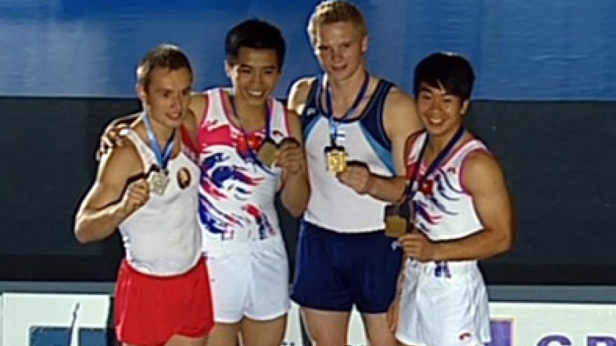 Gymnast Ha Thanh wins gold at Croatia Grand Prix