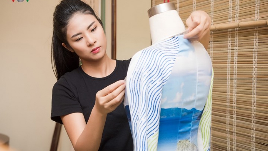 Ngoc Han's Ao Dai collection on show at UNESCO HQ