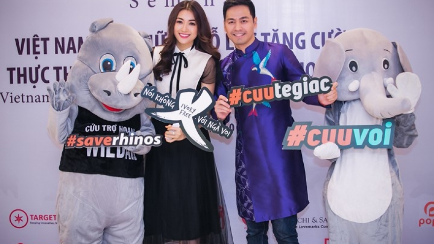 Le Hang brings elegance to wildlife protection event