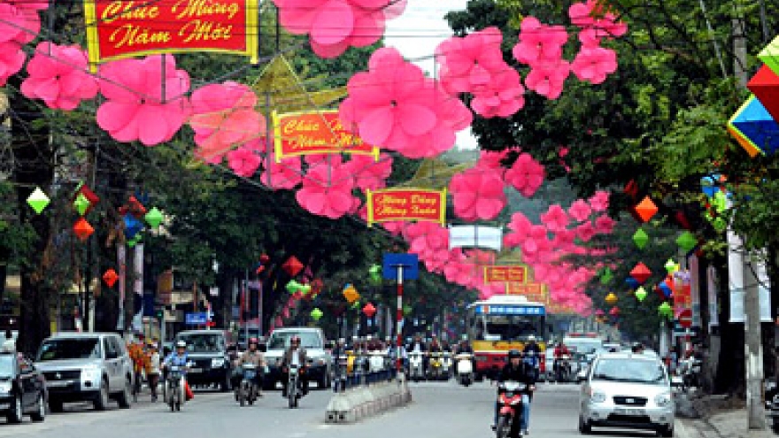 Capital city welcomes Tet holiday