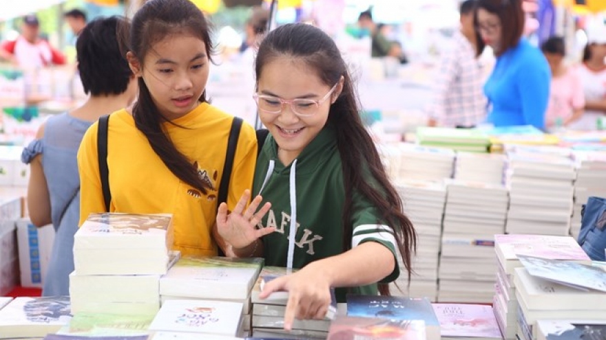 Hanoi Book Festival kicks off at Thang Long Imperial Citadel