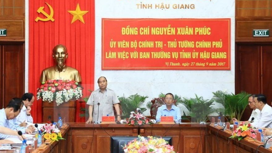 PM suggests Hau Giang developing smart agriculture
