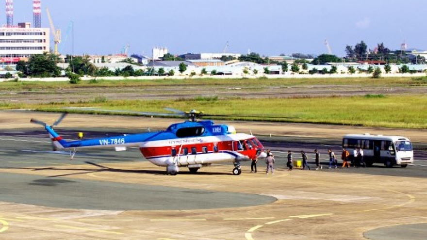 Helicopter-used air route to connect Vung Tau and Con Dao