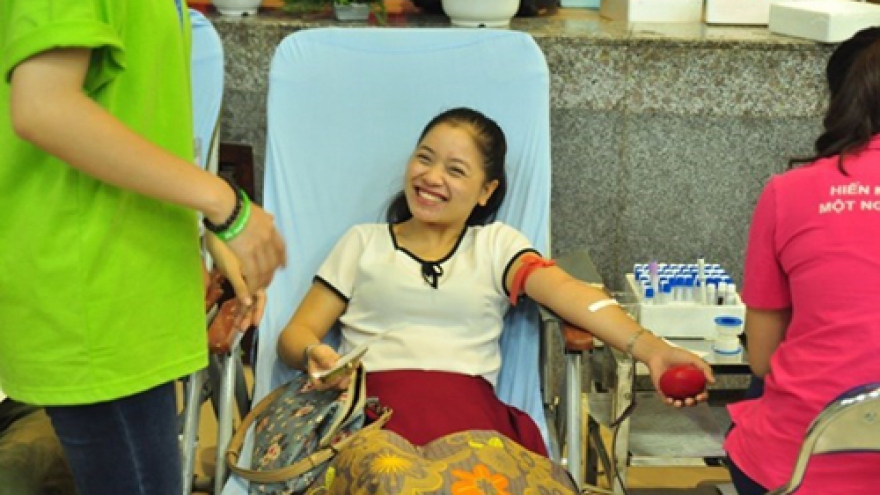 Sunday blood donation events held in 25 provinces, cities