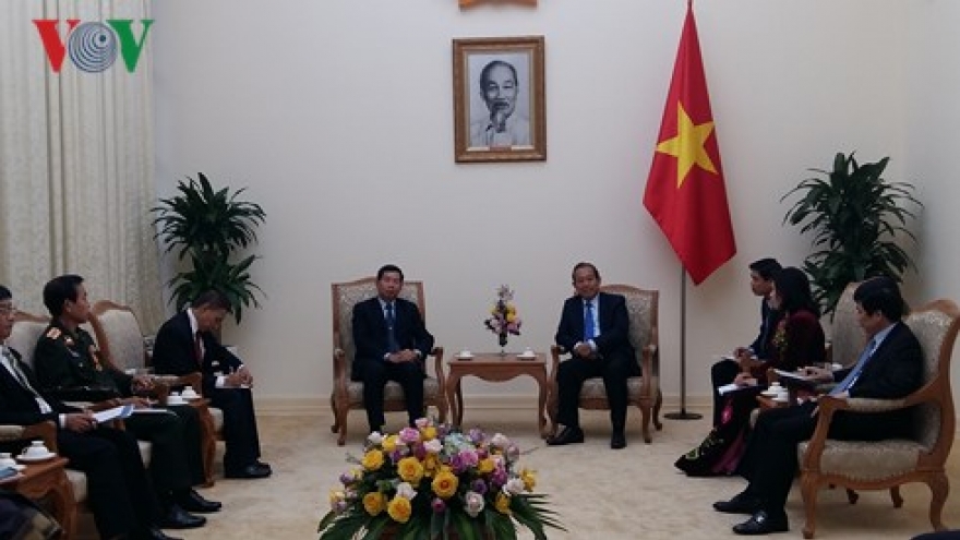 Deputy PM greets Lao Chief Judge