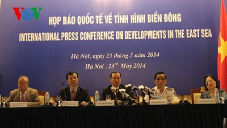 Int'l press conference:China flagrantly violates Vietnam’s sovereignty