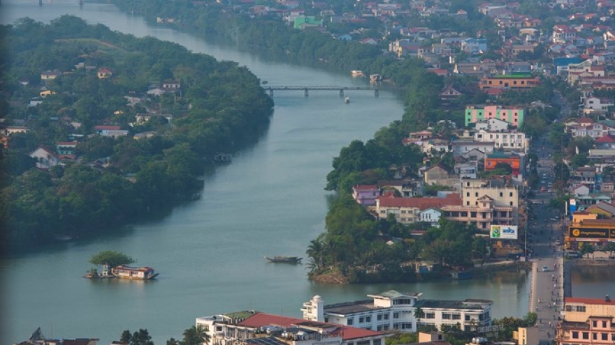 Hue viewed from the highest trade centre complex