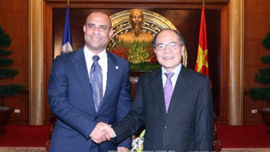 NA Chairman welcomes Haitian PM