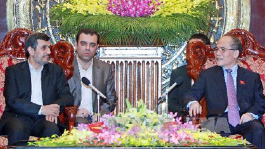 NA leader receives Iranian President