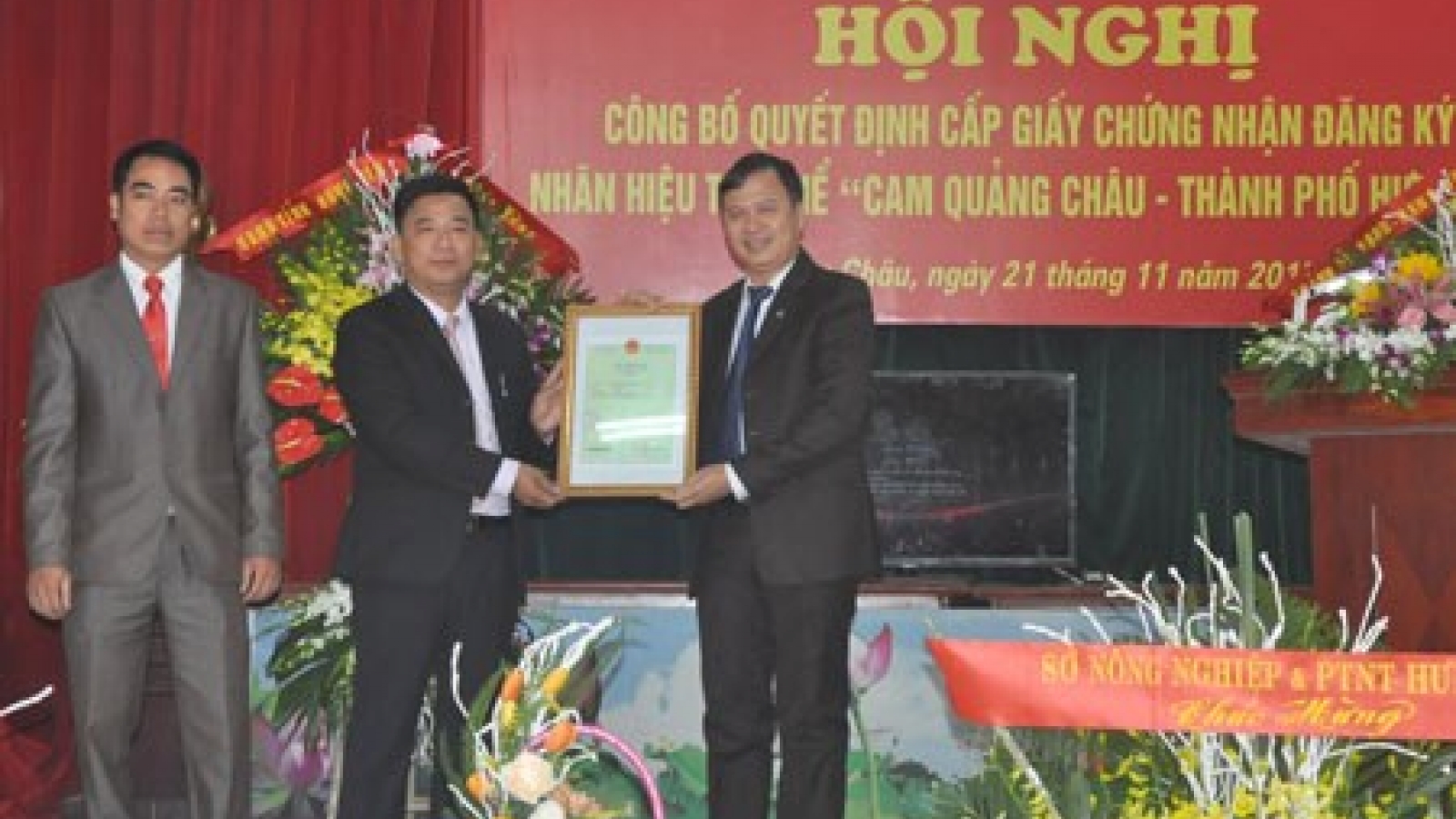 Hung Yen orange receives collective brand recognition