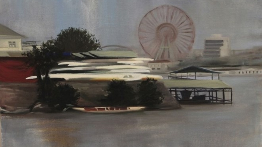 Hungarian artist shows love for Vietnam in paintings