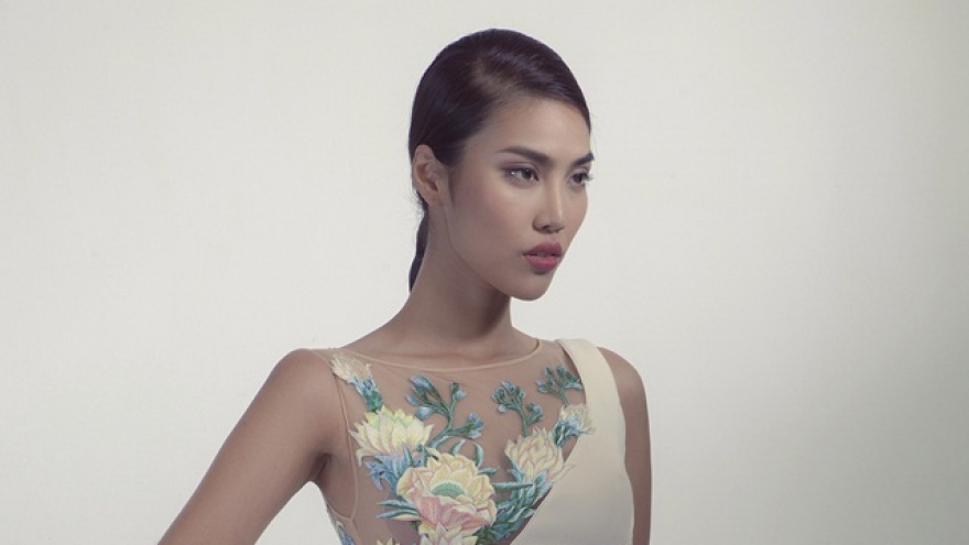 Lan Khue charming in latest collection of Cong Tri