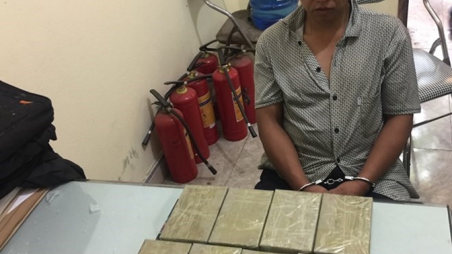 Bac Ninh: Heroin transporter arrested