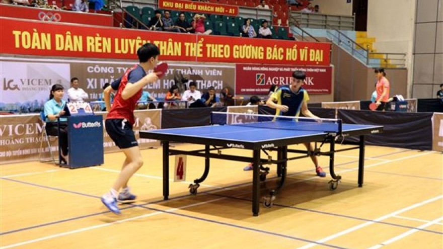 
        Int’l table-tennis tourney kicks off in Hai Duong
                              