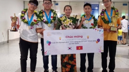 Vietnamese students earn big at Invention Creativity Olympic 2018